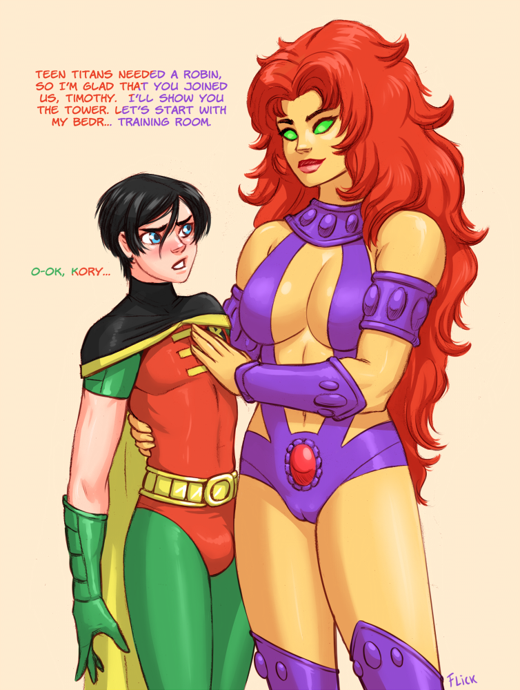 robin x starfire