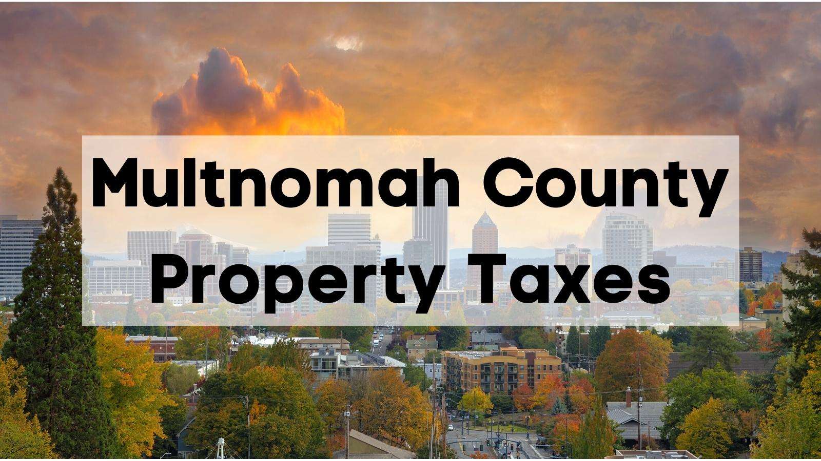 multnomah county tax assessor property search