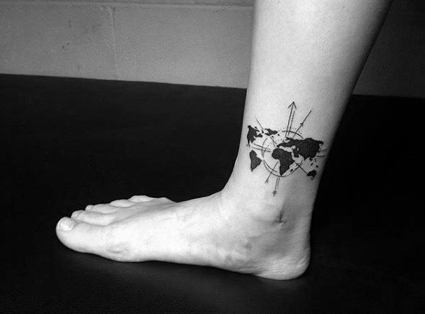 ankle tattoos guys