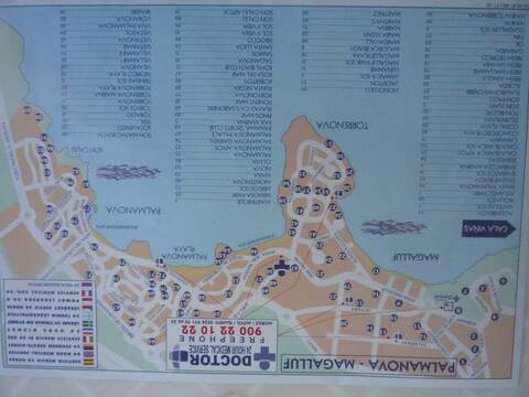 palma nova map of hotels