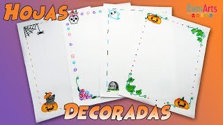 como decorar un papel bond