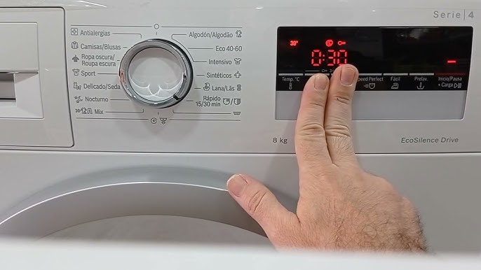 how to reset bosch washing machine serie 2