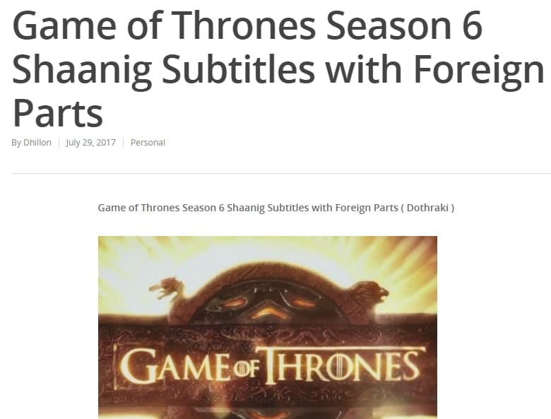 game of thrones season 1 arabic subtitles