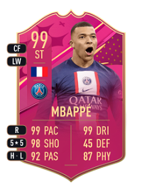 mbappe fifa card