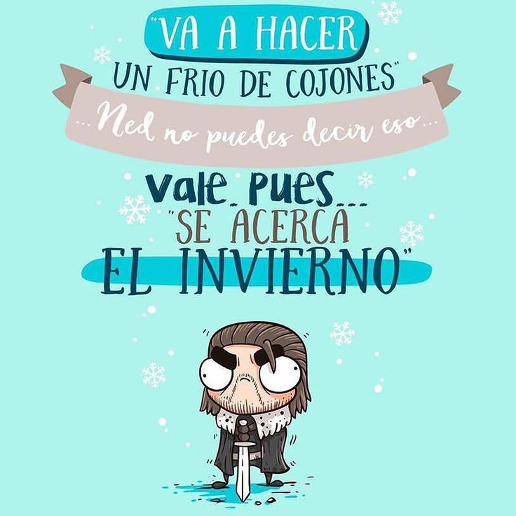 frases graciosas frio