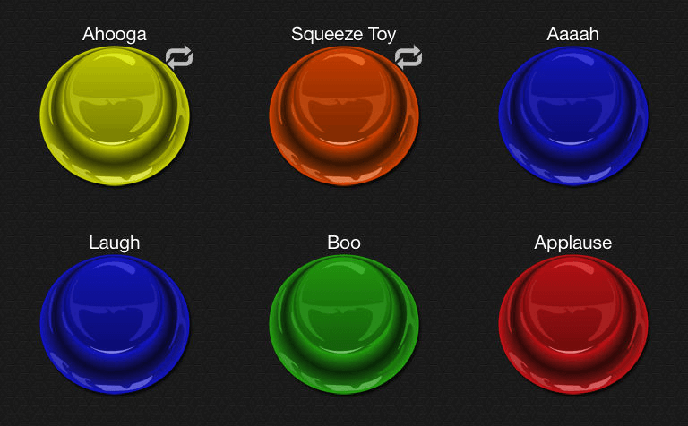 sound effects buttons