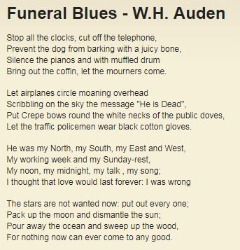 4 weddings and a funeral poem
