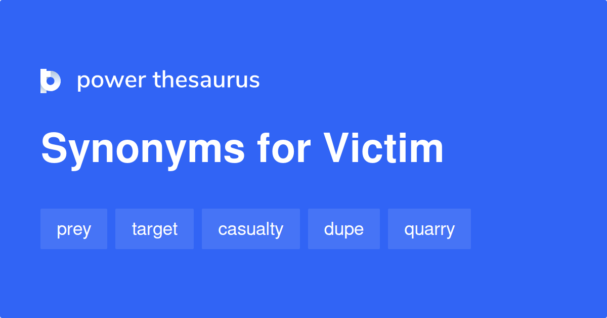 victim synonym