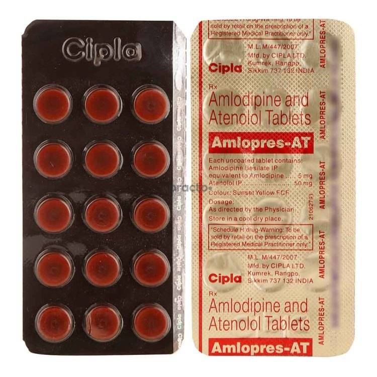 amlodipine and atenolol tablets price