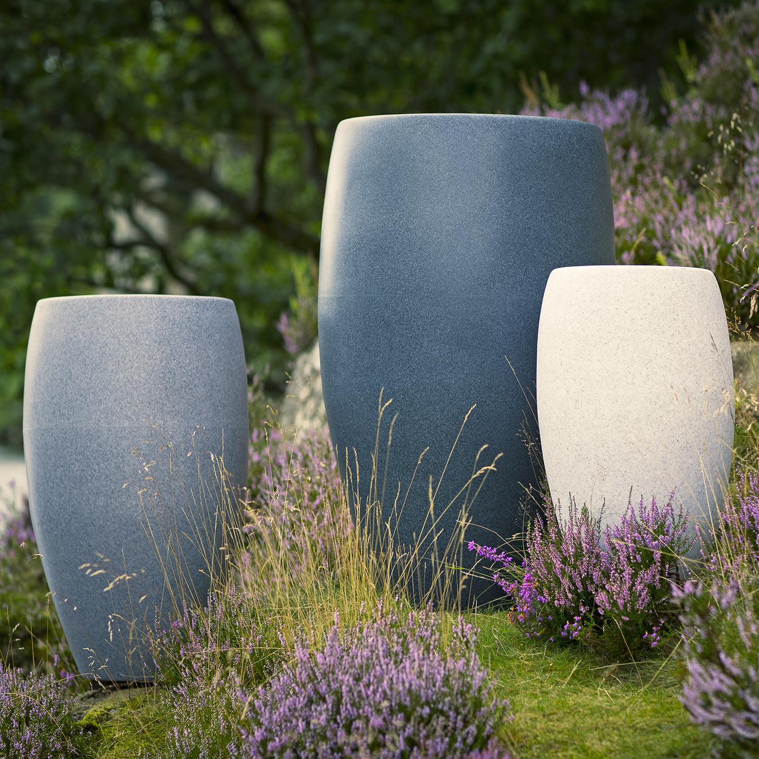 stone effect plastic planters