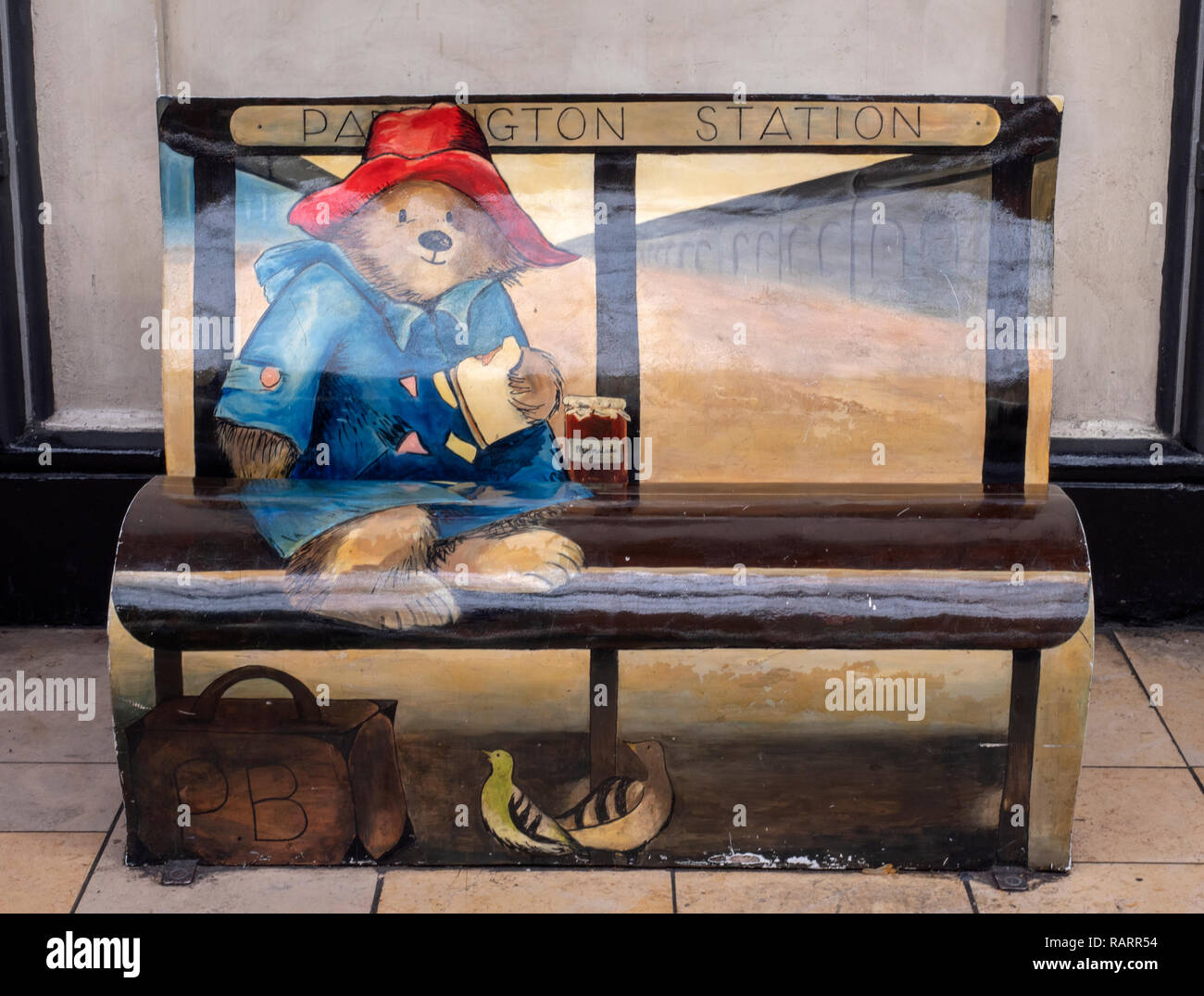 paddington bear bench