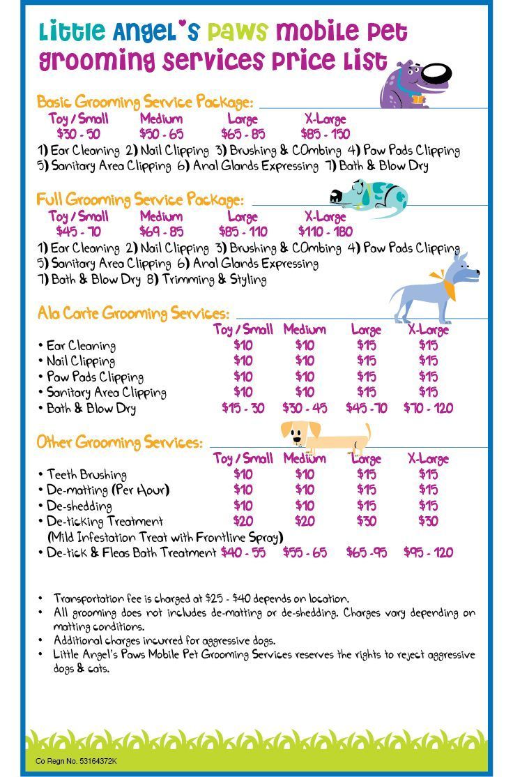 mobile dog wash prices near me