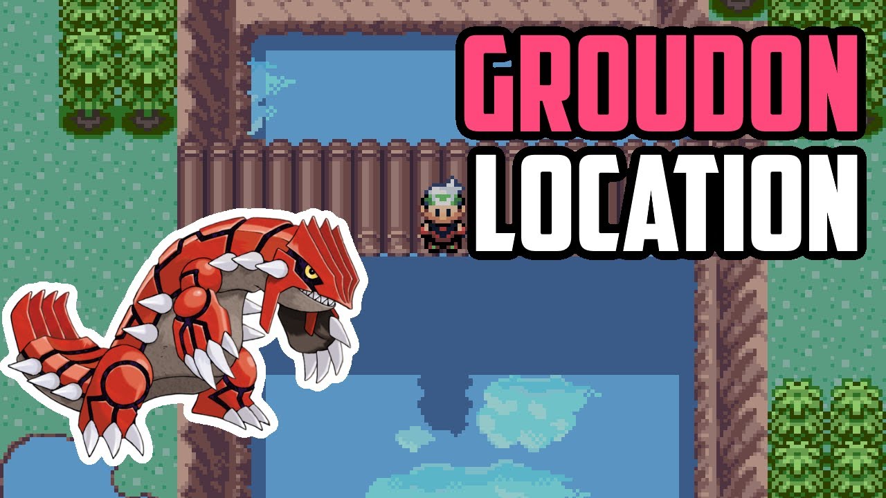 can you catch groudon in emerald