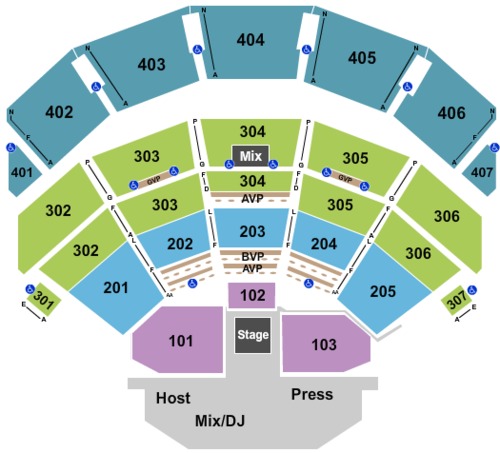 mgm seating chart dolby live las vegas