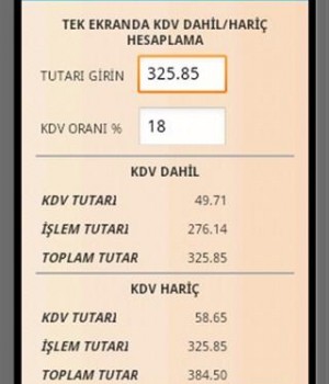 kdv hesaplama