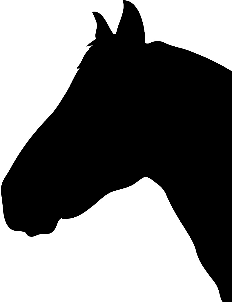 horse head silhouette