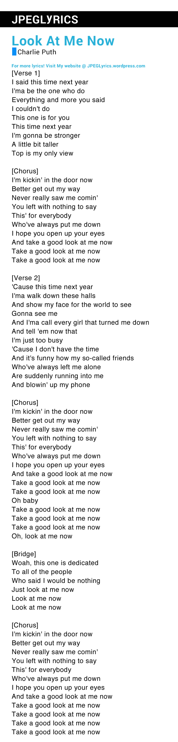 look at me lyrics