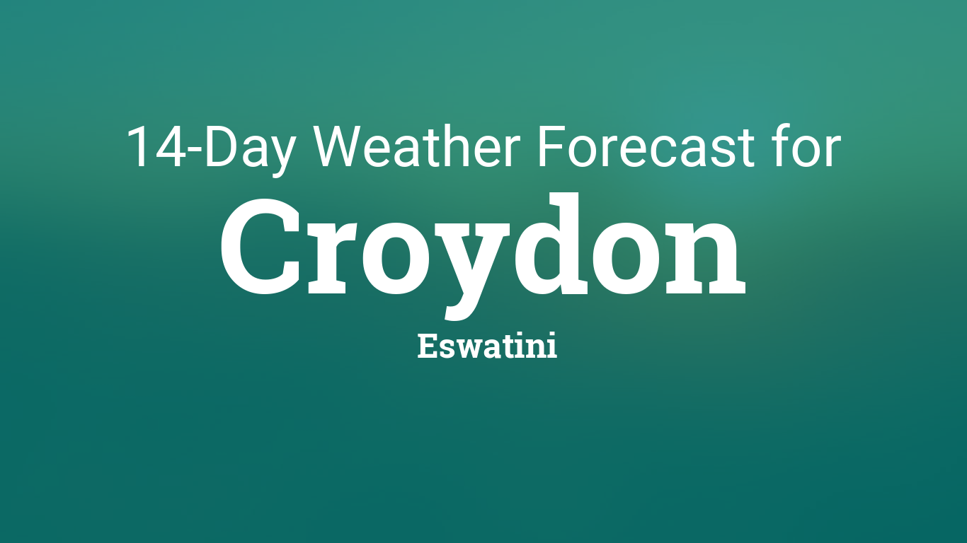 weather in croydon tomorrow