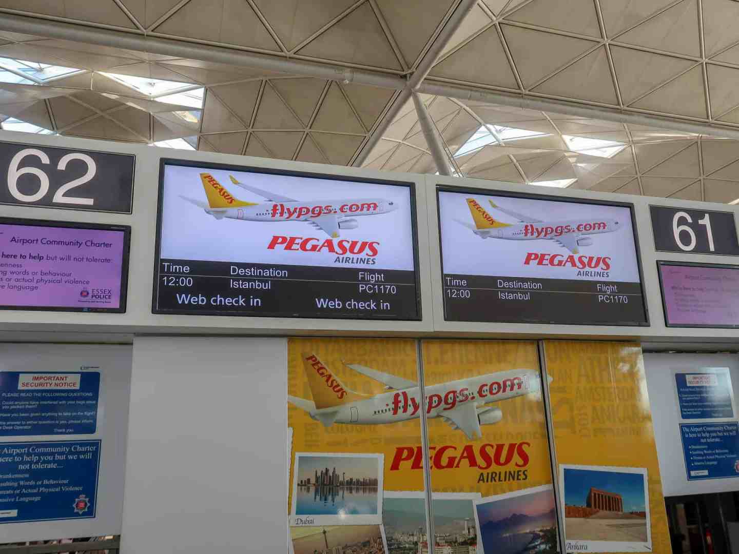 pegasus airlines check-in