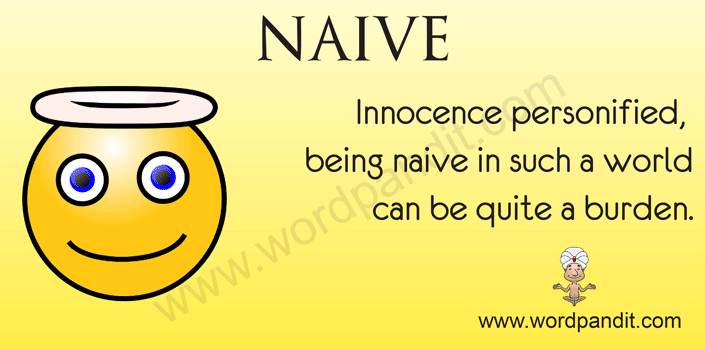 another word for naive