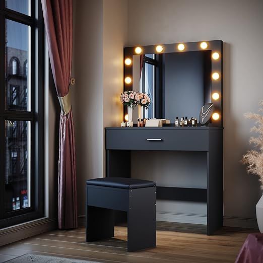 led mirror for dressing table