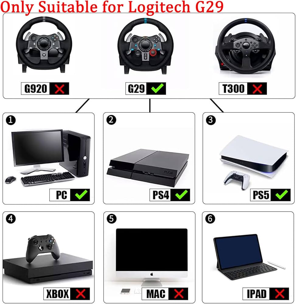 logitech g29 ps4 games compatibility