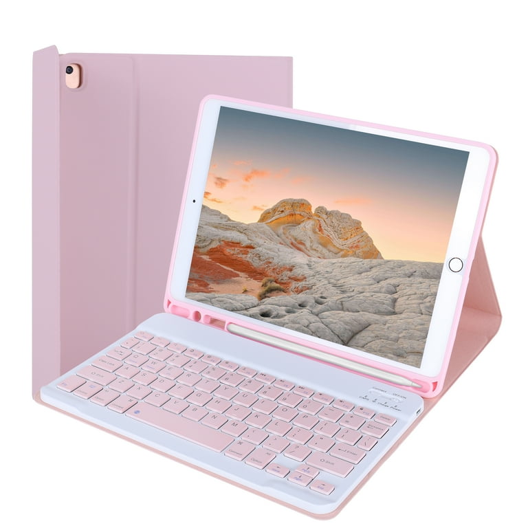 pink ipad cover with keyboard