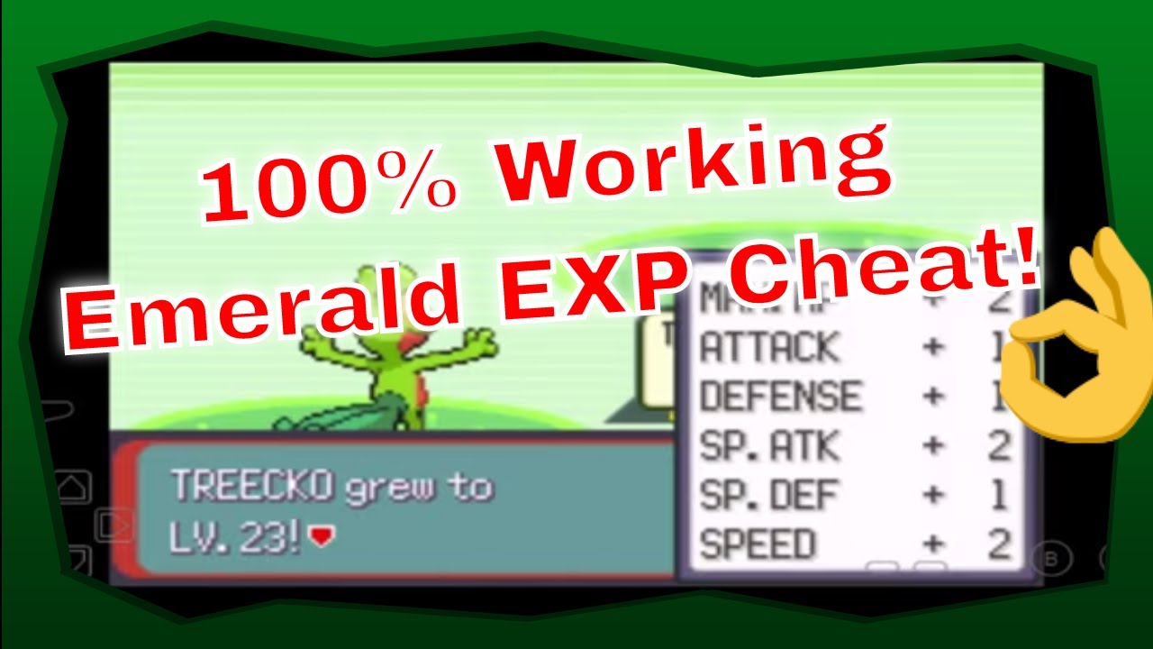 pokemon emerald cheats