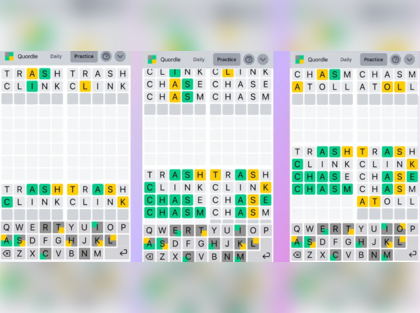 quordle daily sequence answer today