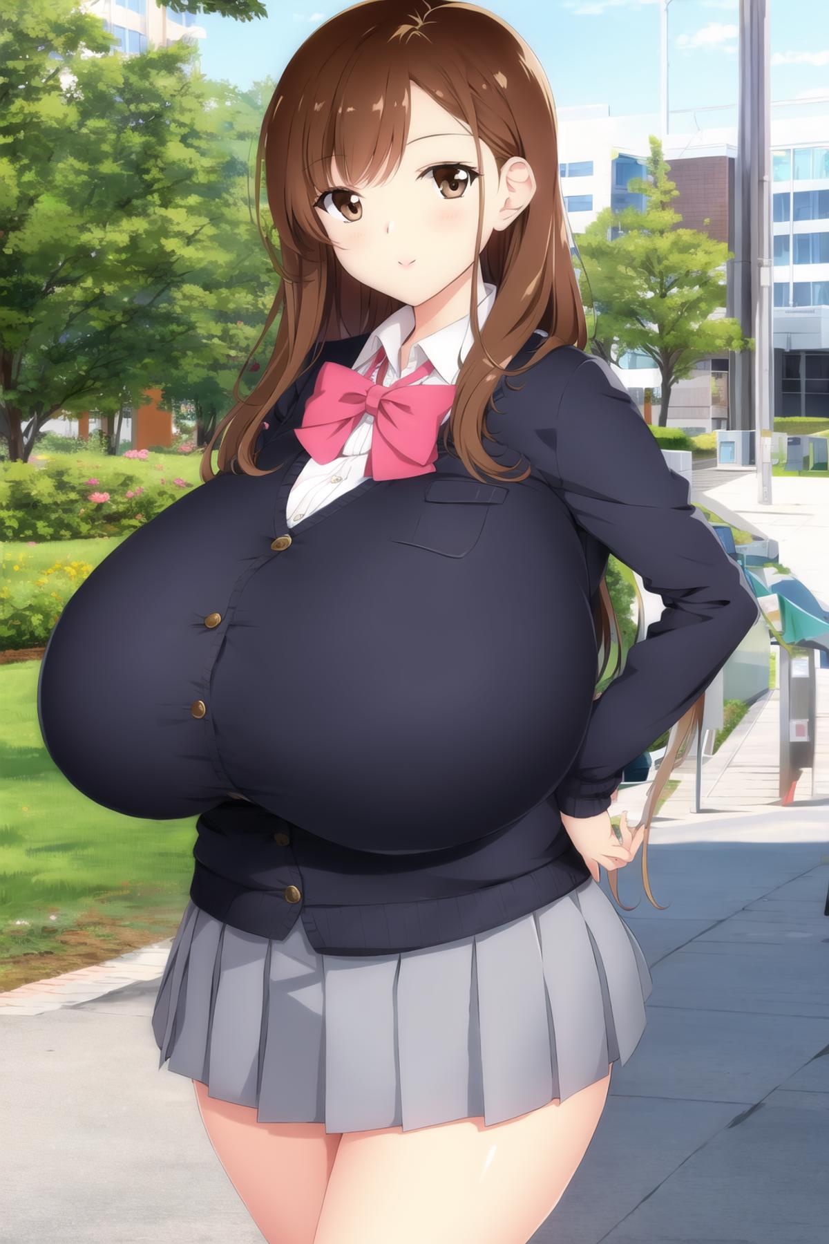 gigantic boobs anime