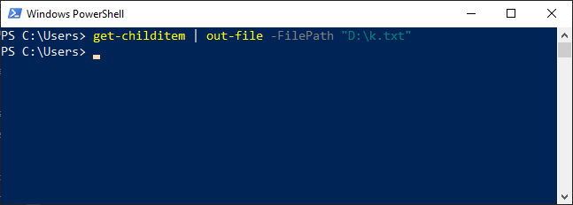 out-file powershell
