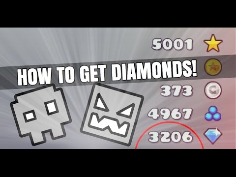 how to get diamonds on geometry dash