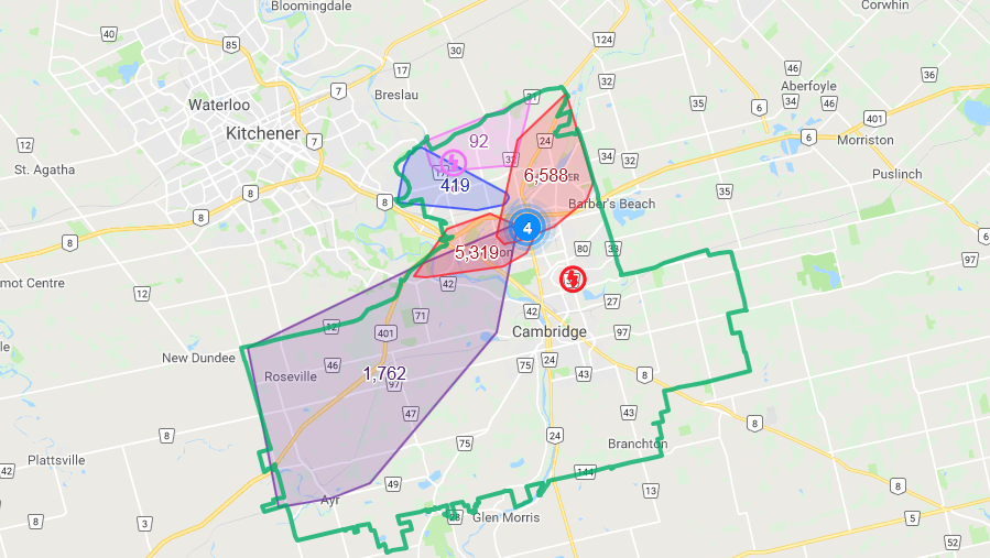 cambridge ontario power outage