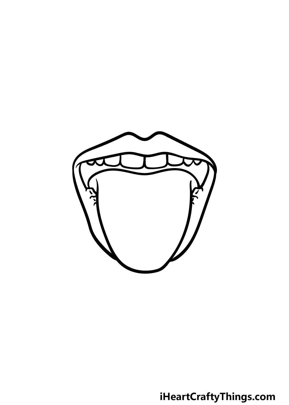 tongue image drawing