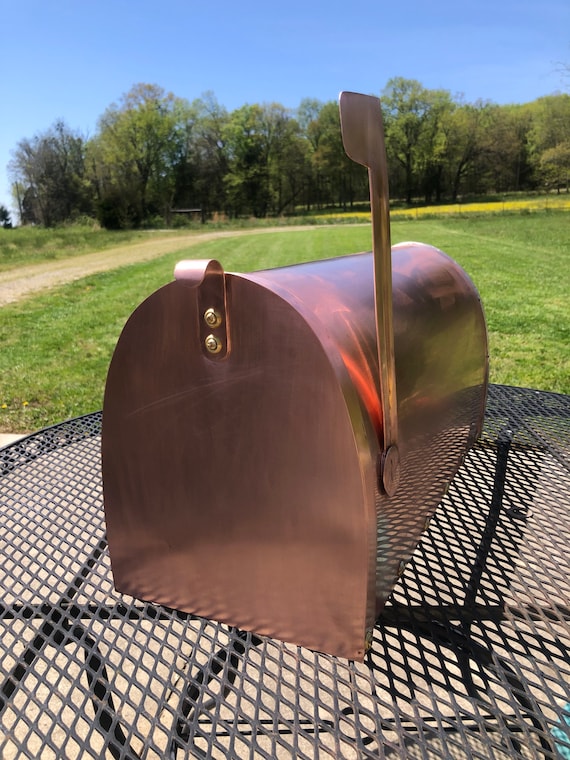 copper mailbox