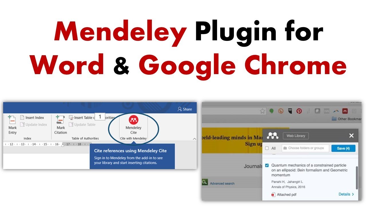 mendeley plugin for chrome