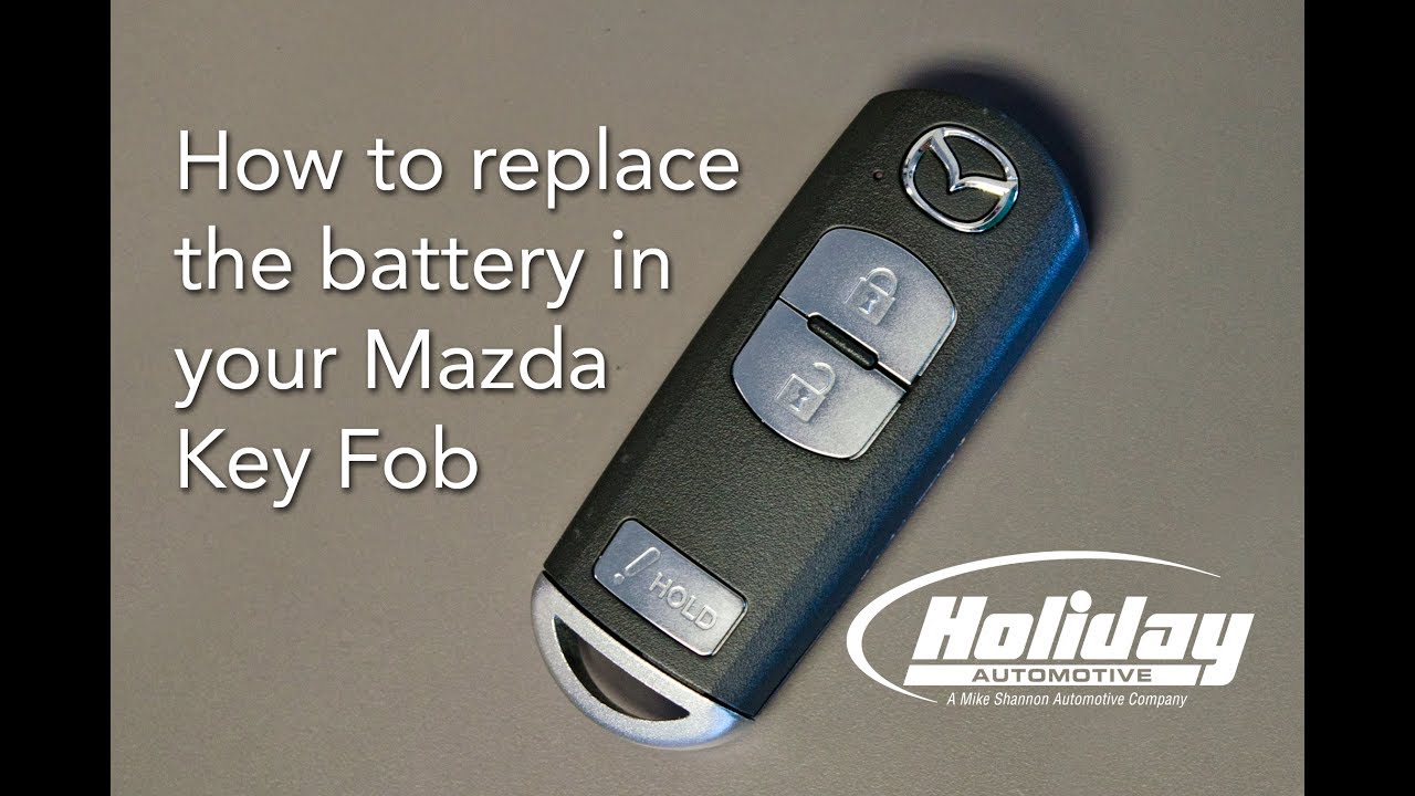 mazda key fob replacement