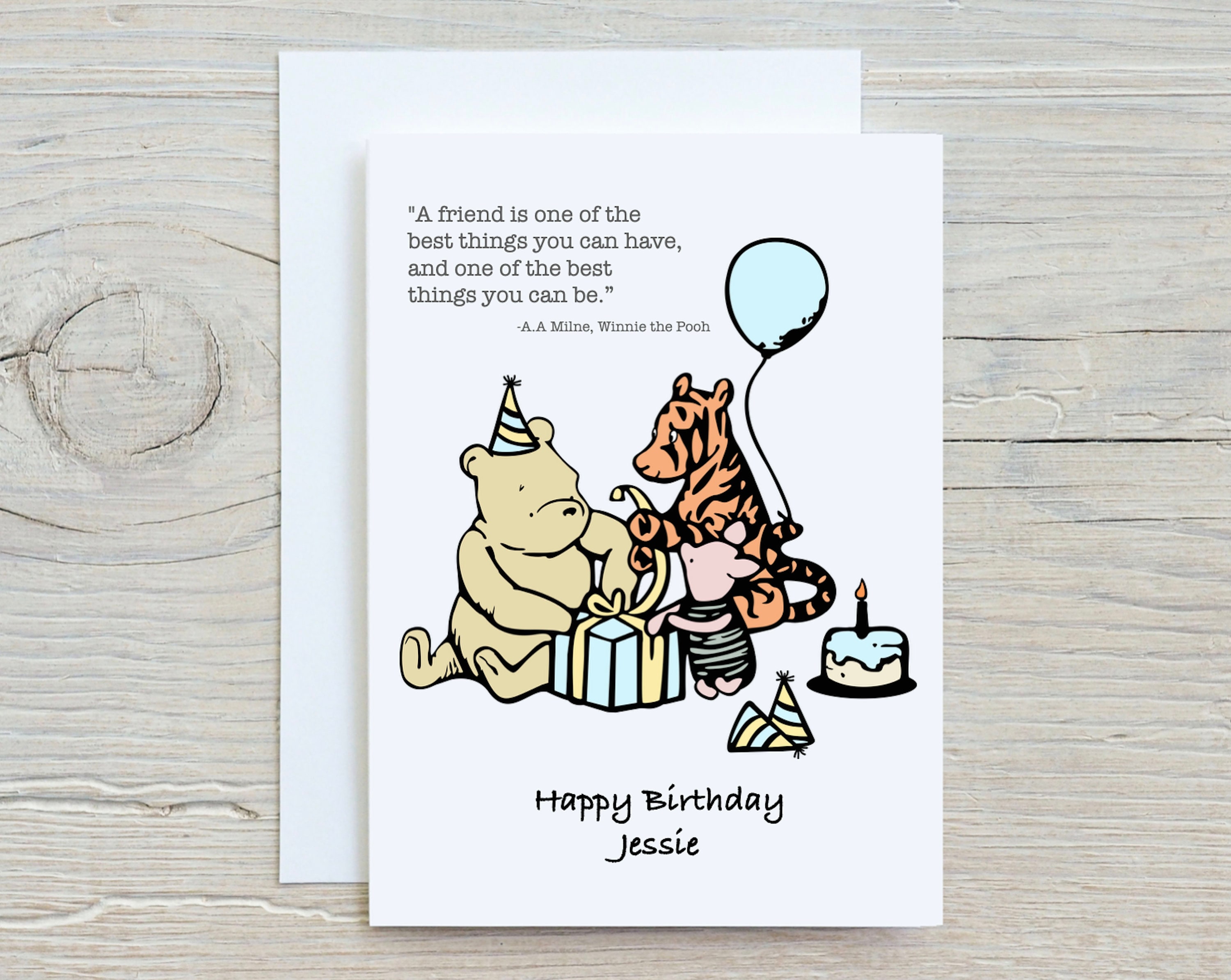 winnie the pooh birthday cards