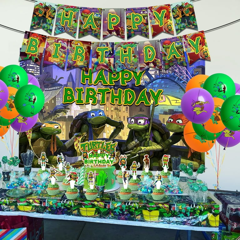 ninja turtle birthday party supplies