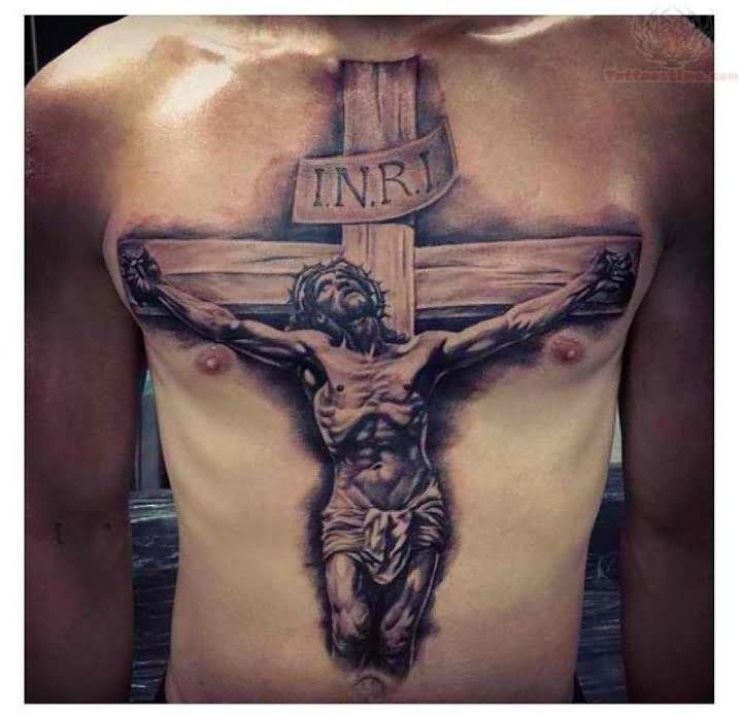 jesus and cross tattoos