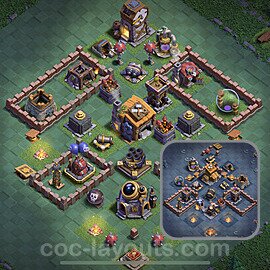 clash of clans builder base layout level 7