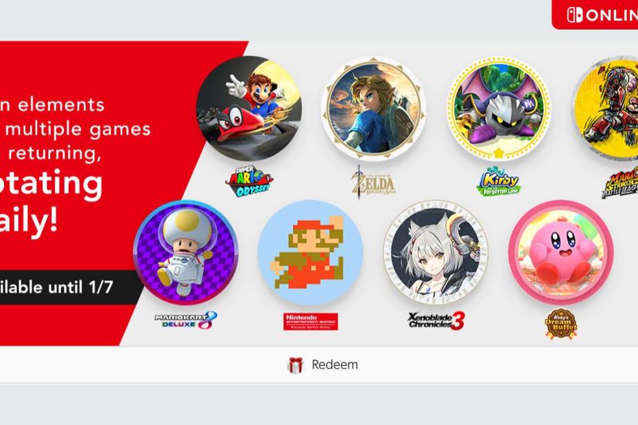 nintendo switch new profile icons