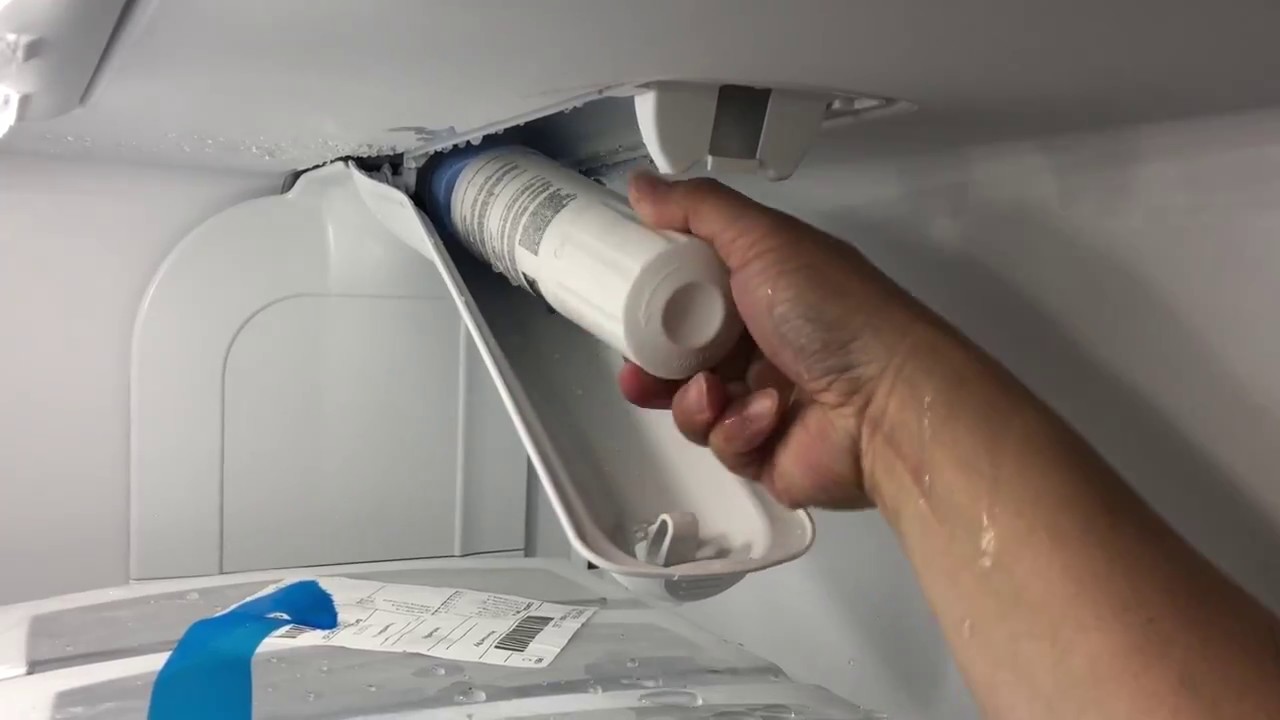 how to change water filter for whirlpool refrigerator