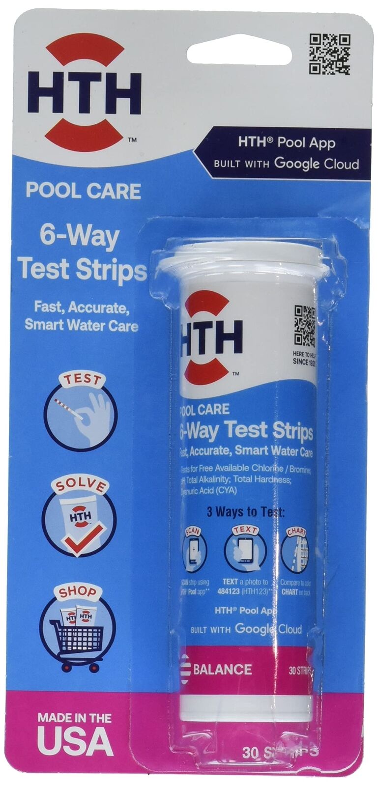 hth 6-way test strips