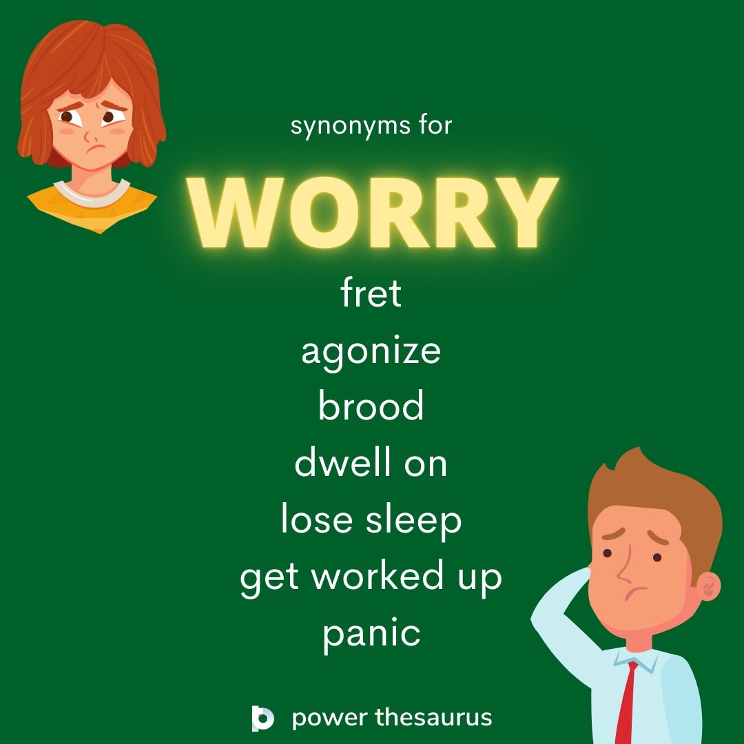 another word for worry