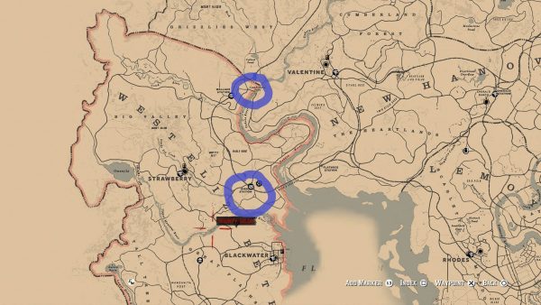 rdr2 legendary animals locations