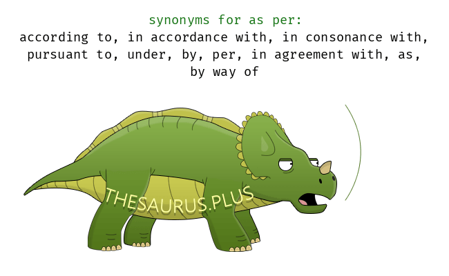 synonym as per