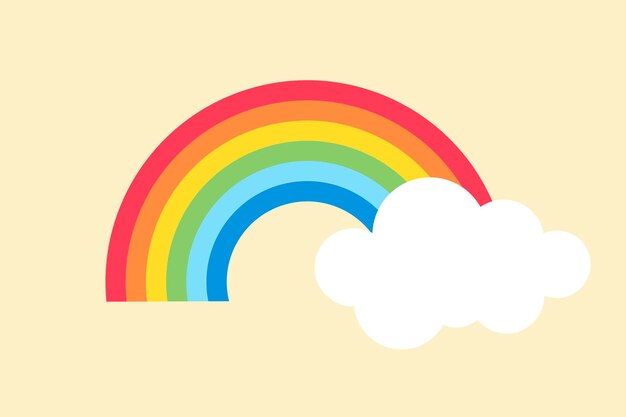 vector art rainbow