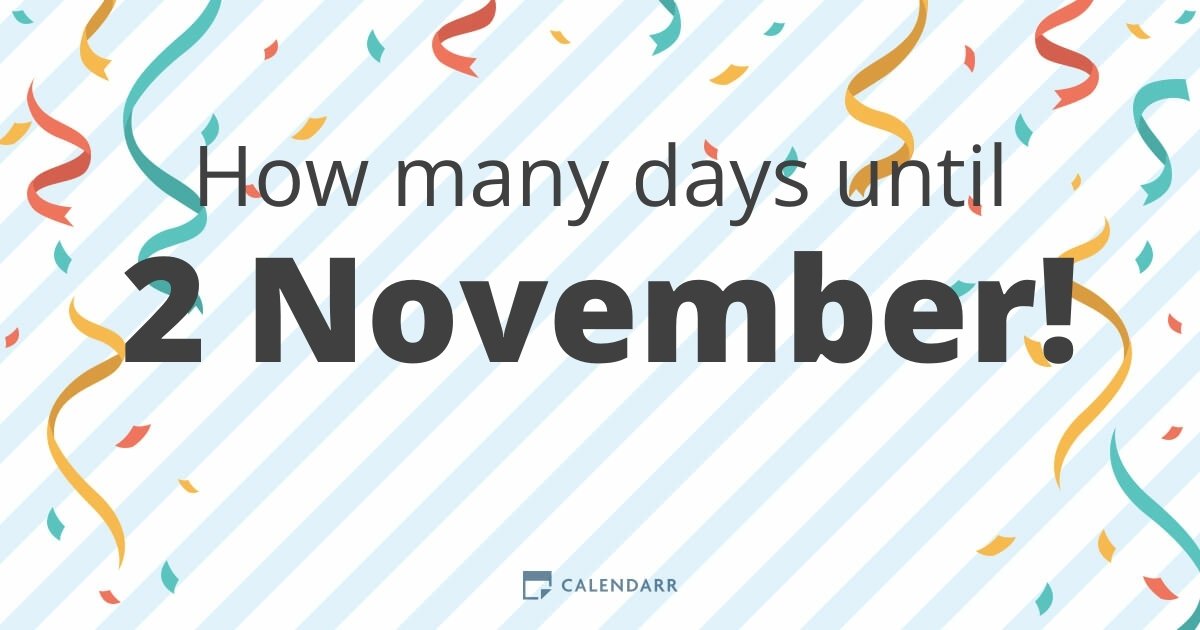 how many days until november 2