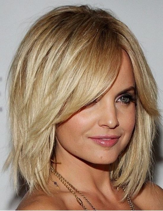 mid length layered cuts